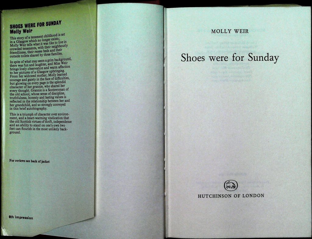 Shoes were for Sunday by Molly Weir